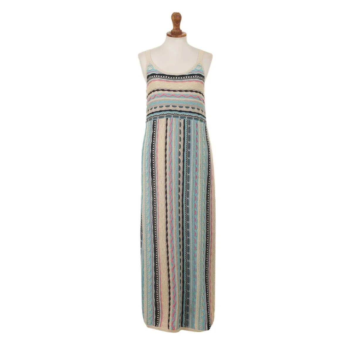 NOVICA Knit cotton maxi dress Bohemian Princess sold by Zulily