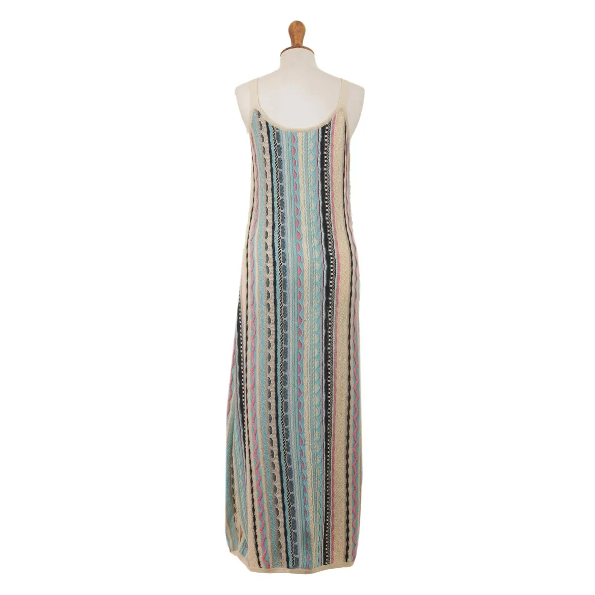 NOVICA Knit cotton maxi dress Bohemian Princess sold by Zulily product image thumbnail 3