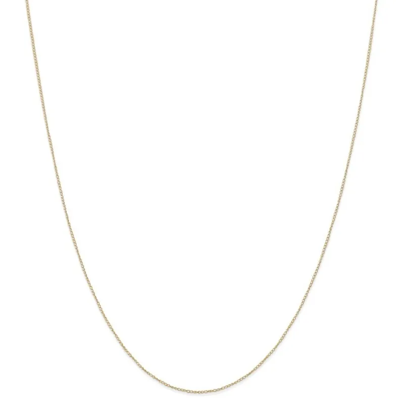 Curata 14k Yellow Gold Solid 0.42mm Carded Curb Chain Necklace Options: 16 18 20 24 sold by Zulily