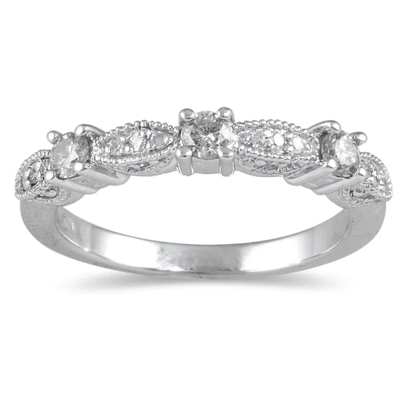 1/3 Carat TW Diamond Band in 10K White Gold sold by Zulily