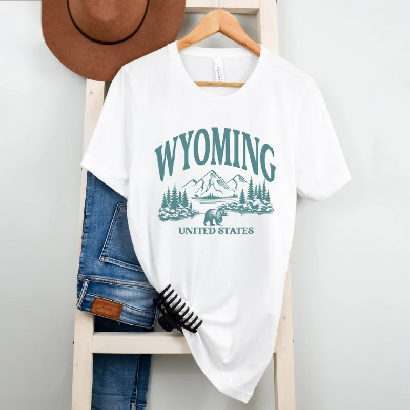 Wyoming Forest Scene Short Sleeve Tee sold by Zulily