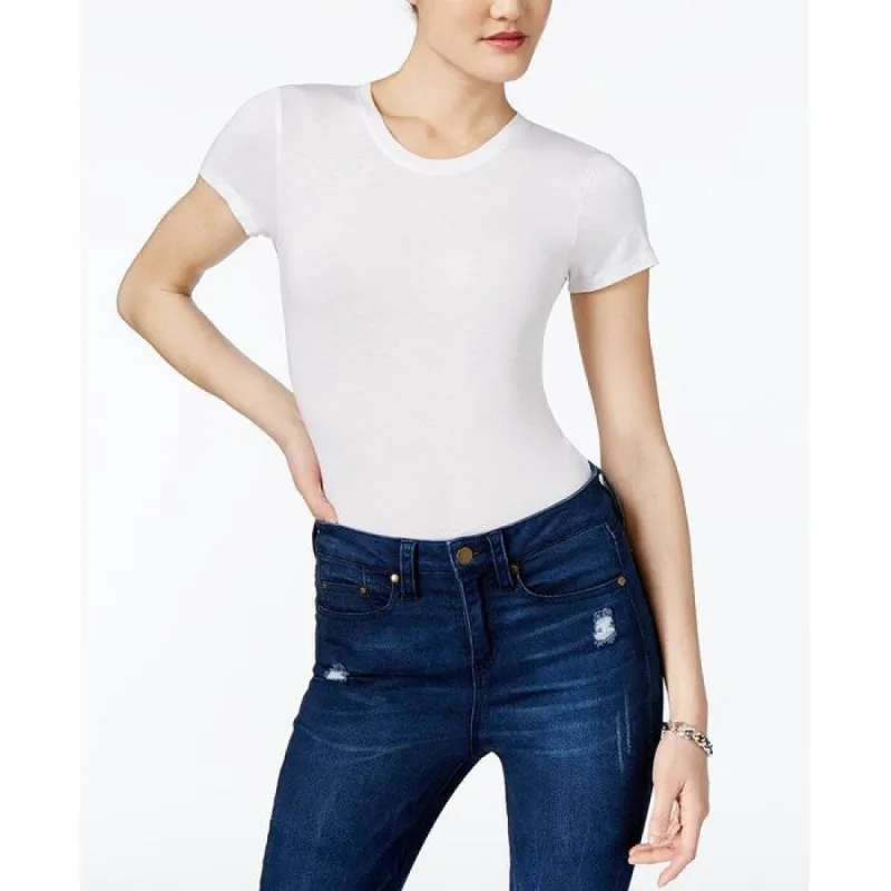 Guess Women's Body Suit Jet Tee Short Sleeve Crewneck Black Size Small sold by Zulily