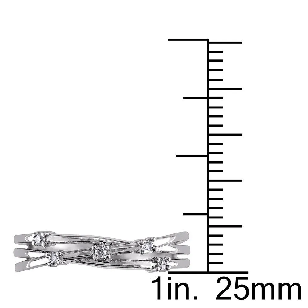 Miadora Sterling Silver Diamond Fashion Ring sold by Zulily product image thumbnail 4