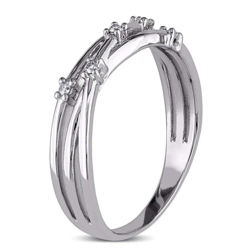 Miadora Sterling Silver Diamond Fashion Ring sold by Zulily product image thumbnail 3