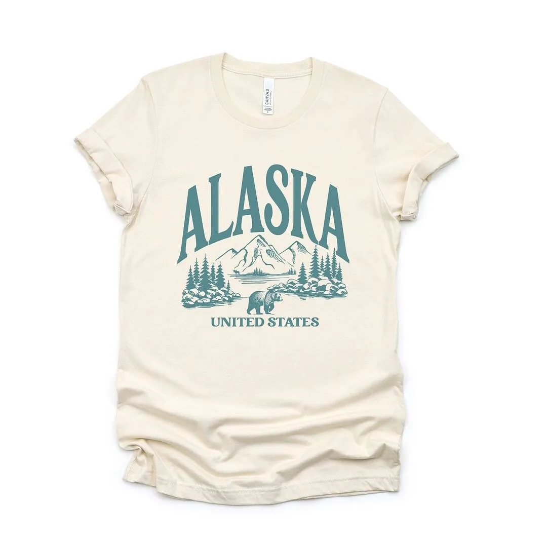 Alaska Forest Scene Short Sleeve Tee sold by Zulily product image thumbnail 2