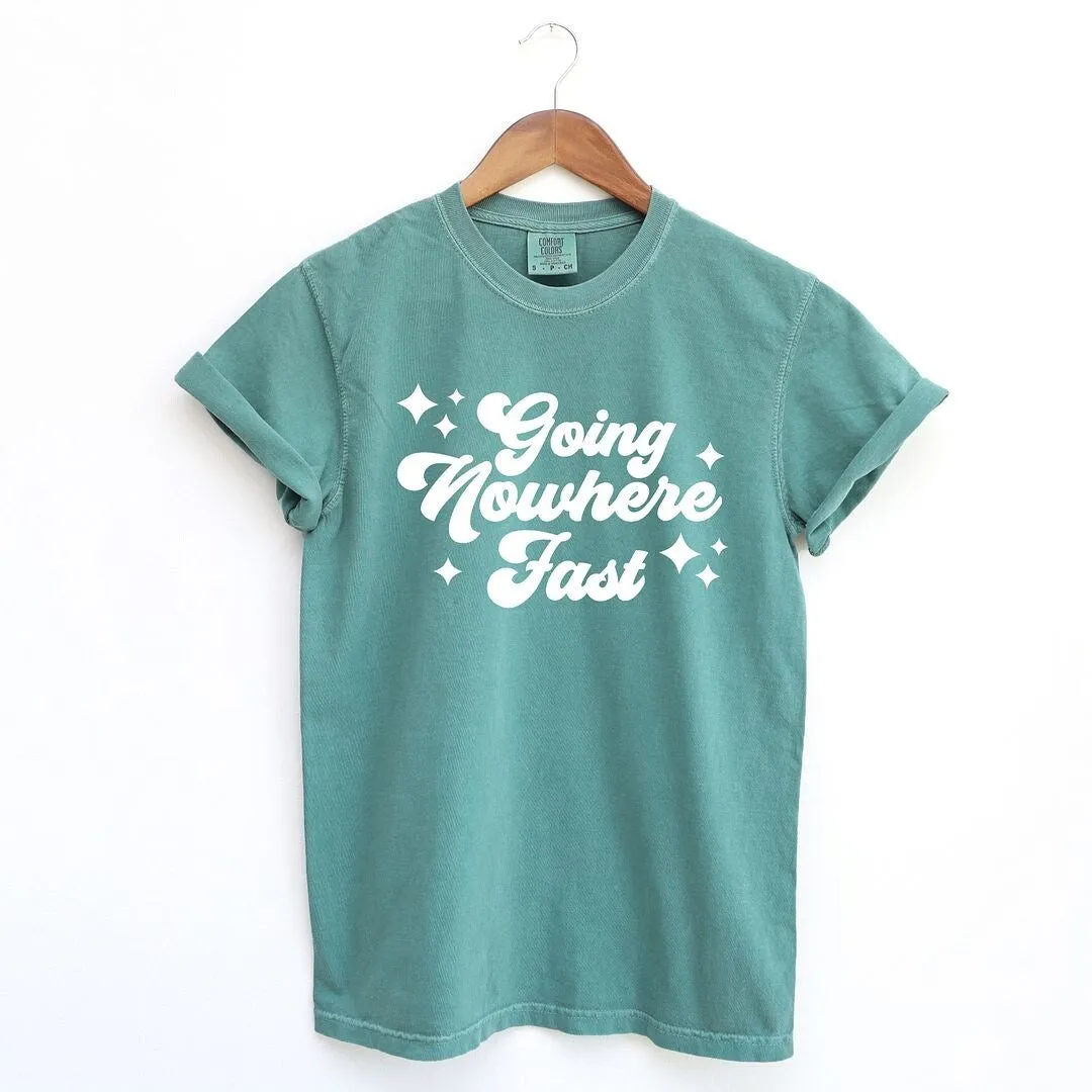 Going Nowhere Fast Garment Dyed Tee sold by Zulily product image thumbnail 2