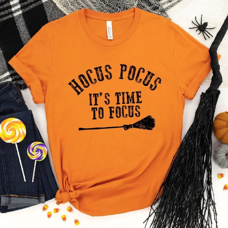Hocus Pocus It's Time To Focus Short Sleeve Tee sold by Zulily