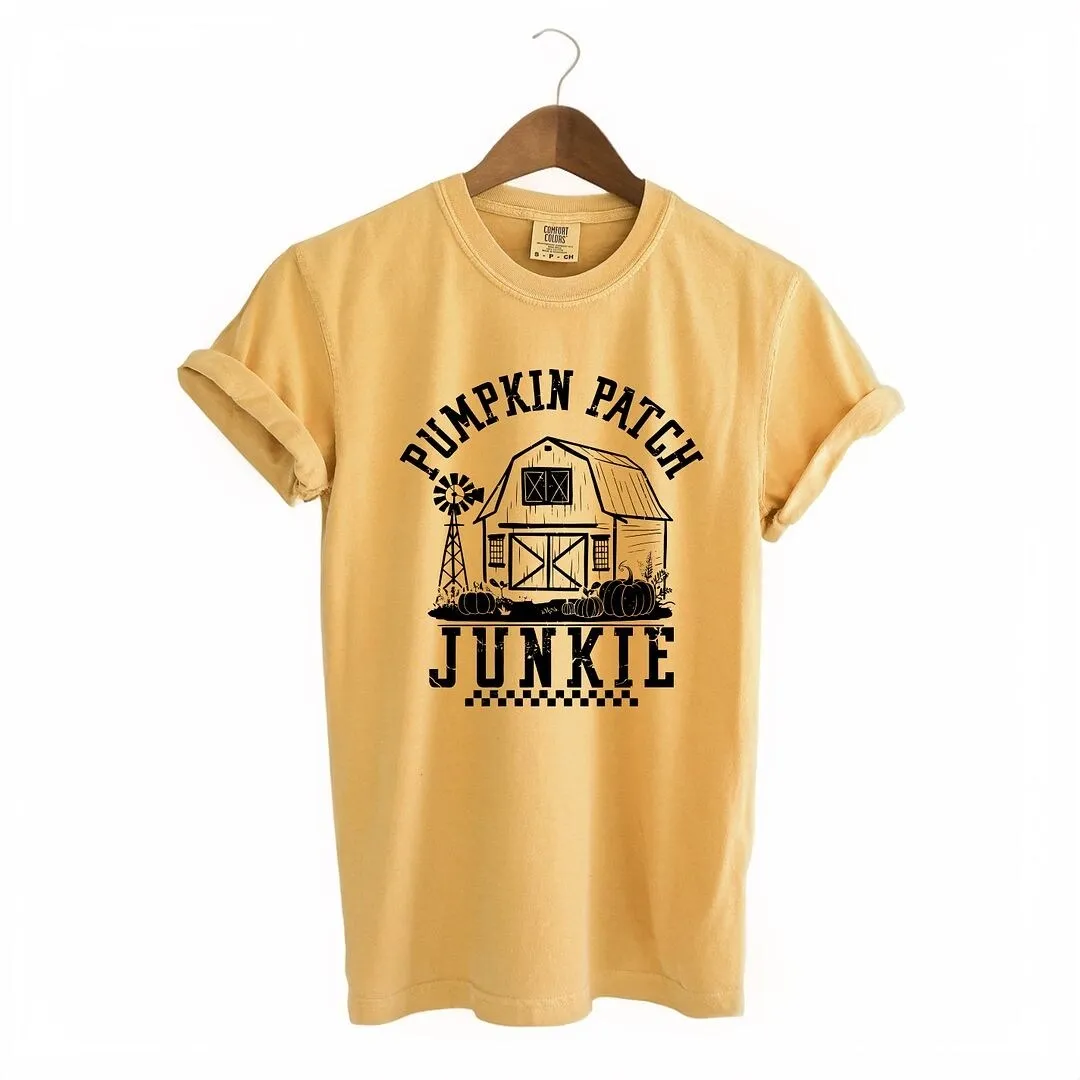 Pumpkin Patch Junkie Barn Garment Dyed Tee sold by Zulily product image thumbnail 2