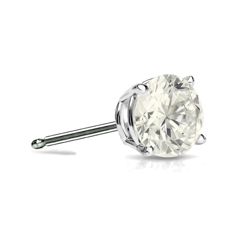 Auriya 1/4ctw Round Diamond SINGLE STUD (1) Earring 14k Gold sold by Zulily