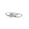 De Couer IGI Certified 2/5ct TDW Diamond Cluster Halo Ring sold by Zulily