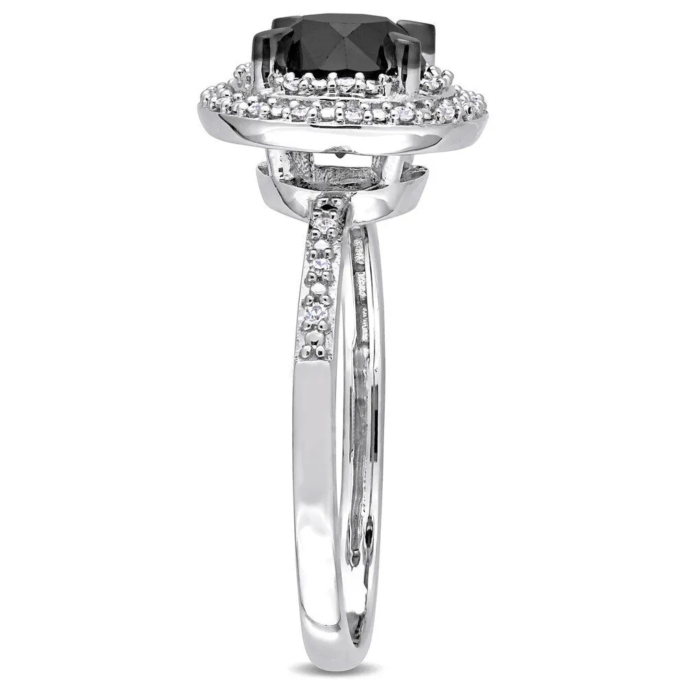 Miadora Signature Collection Signature Collection 14k White Gold 1-5/8ct TDW Black and White Diamond sold by Zulily product image thumbnail 2