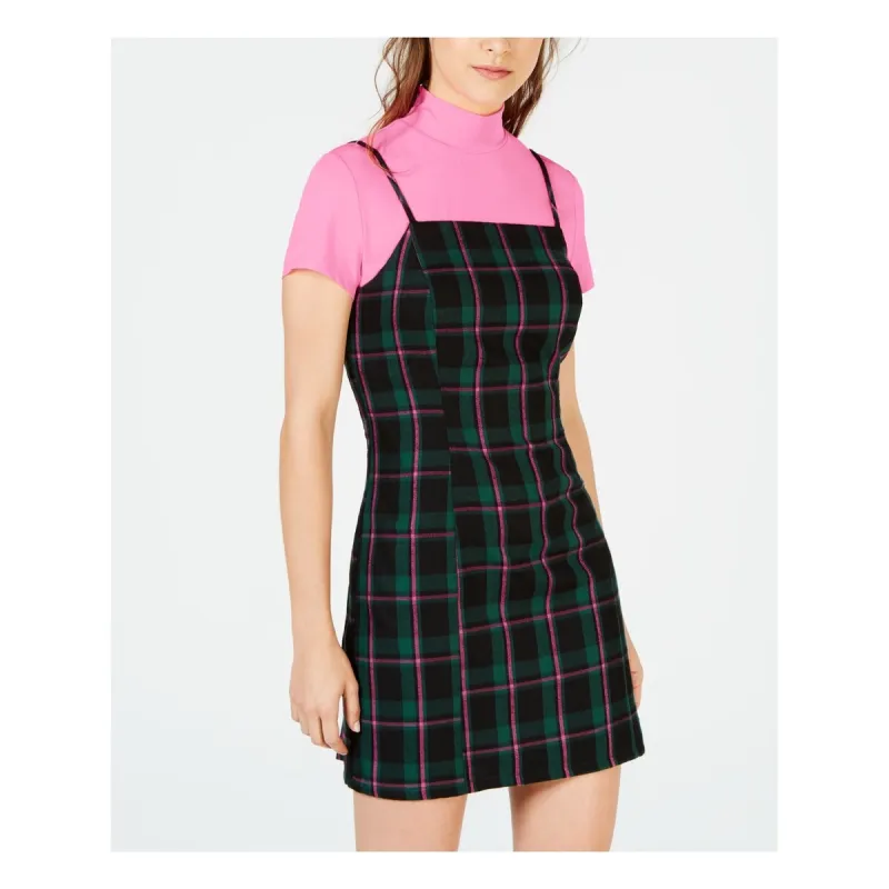 Common Stitch Women's 2 Piece Short Sleeve Turtle Neck Above the Knee Body Con Dress GreenSize Medium sold by Zulily