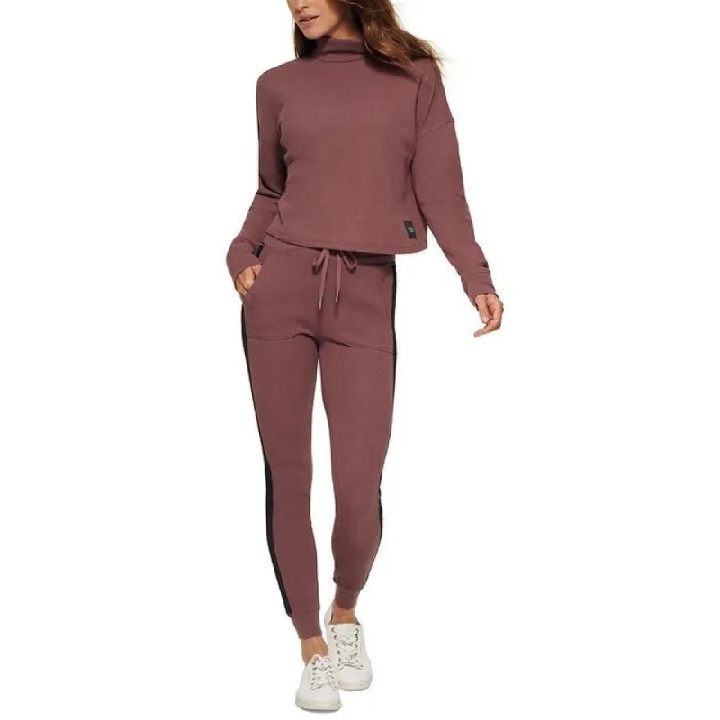 Calvin Klein Women's Logo Tape Thermal High Waisted Leggings Brown Size Small made by Calvin Klein