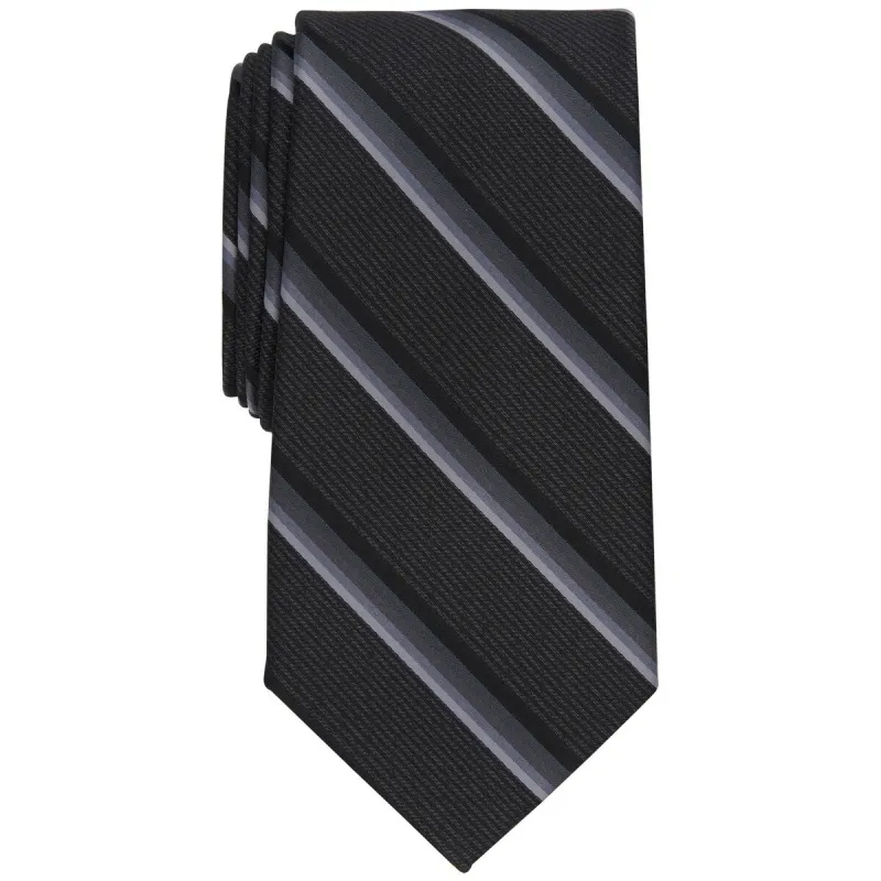 Perry Ellis Men's Abbott Stripe Tie Black Regular sold by Zulily