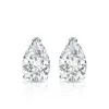 Auriya 14-karat Gold Lab Grown 0.75 carat TDW Pear Diamond Stud Earrings V-End Prong Screw-back sold by Zulily