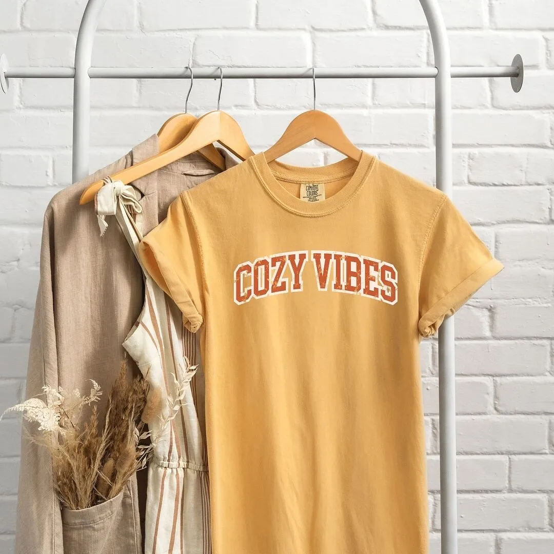 Varstiy Cozy Vibes Garment Dyed Tee sold by Zulily