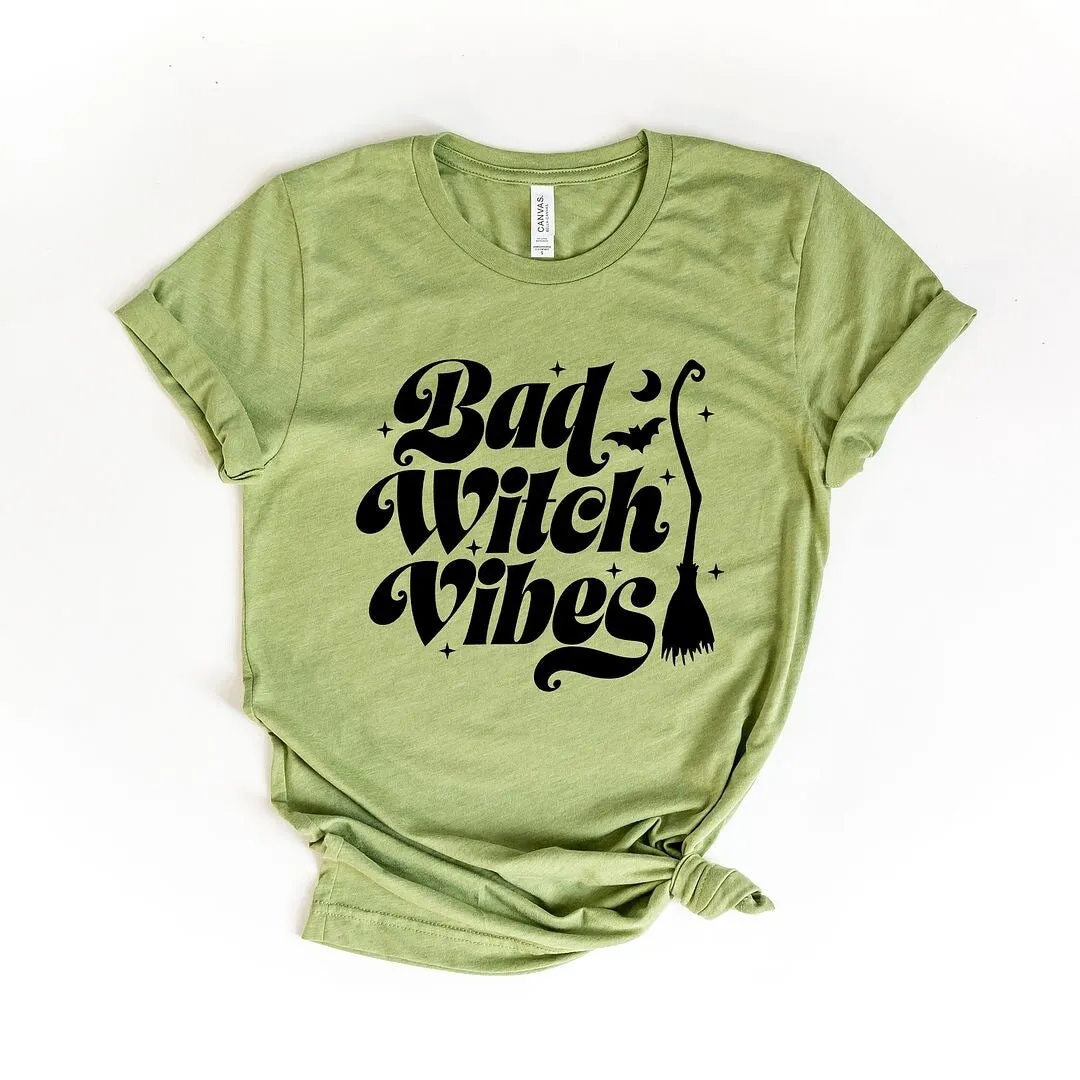 Bad Witch Vibes Short Sleeve Tee sold by Zulily product image thumbnail 2