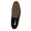 Steve Madden Men's Mezmoryz Stud Smoking Slipper Black/gold sold by Zulily