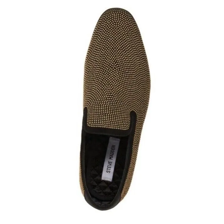 Steve Madden Men's Mezmoryz Stud Smoking Slipper Black/gold sold by Zulily product image thumbnail 3