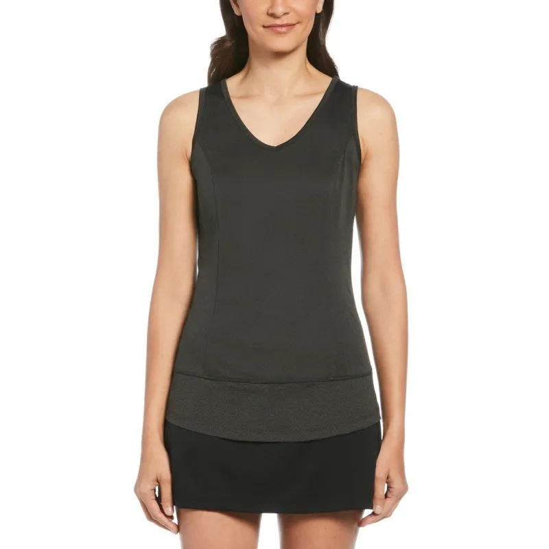 PGA Tour Women's Mesh Back Tank Top Black Size Medium sold by Zulily