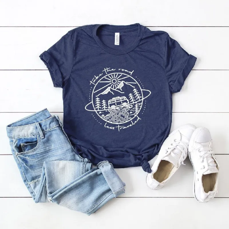 Take The Road Less Traveled Short Sleeve Tee sold by Zulily