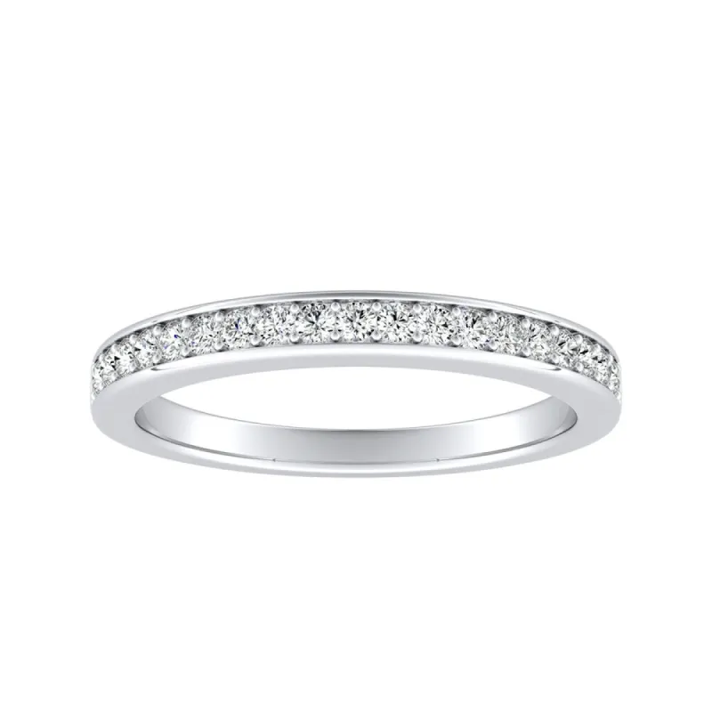 Auriya 14k Gold 1/5ctw Round Diamond Wedding Band sold by Zulily