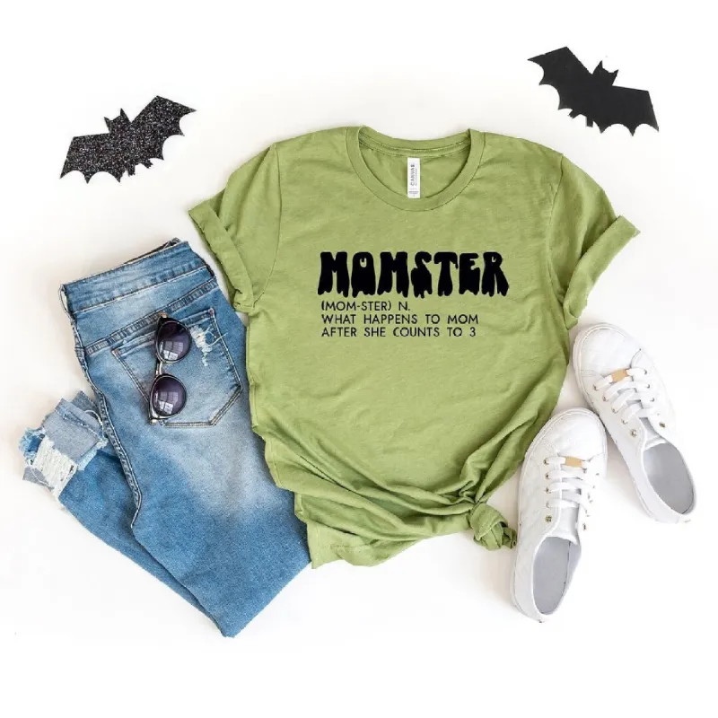 Halloween Momster Definition Short Sleeve Tee sold by Zulily