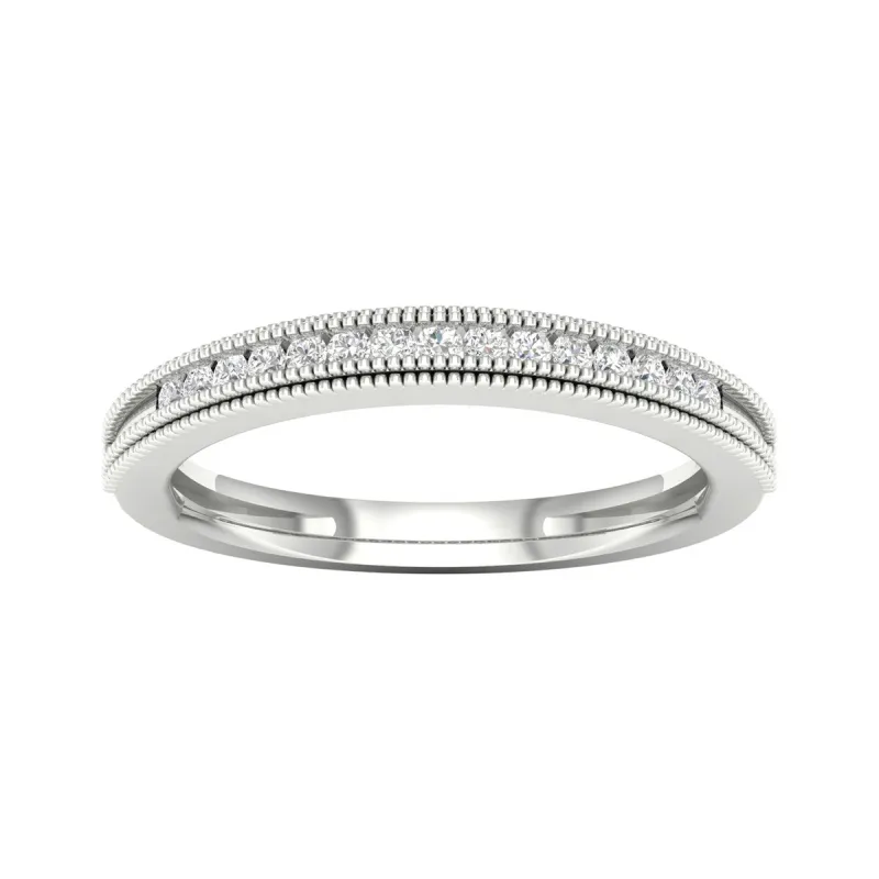 De Couer 10k Gold 1/8ct TDW Diamond Wedding Band sold by Zulily