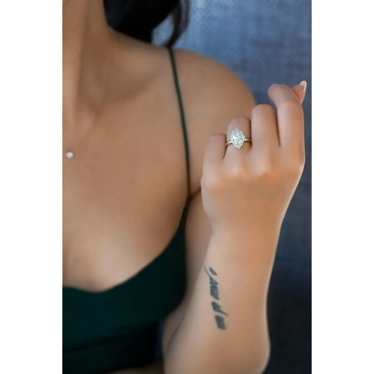 Annello by Kobelli 14k Gold Margaux Engagement Ring (GH/VS, DEF/VS) sold by Zulily product image thumbnail 5