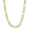 14k Yellow Gold Filled Men's High Polish Solid Figaro Link Necklace (5 mm thick) sold by Zulily