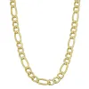 14k Yellow Gold Filled Men's High Polish Solid Figaro Link Necklace (5 mm thick) sold by Zulily