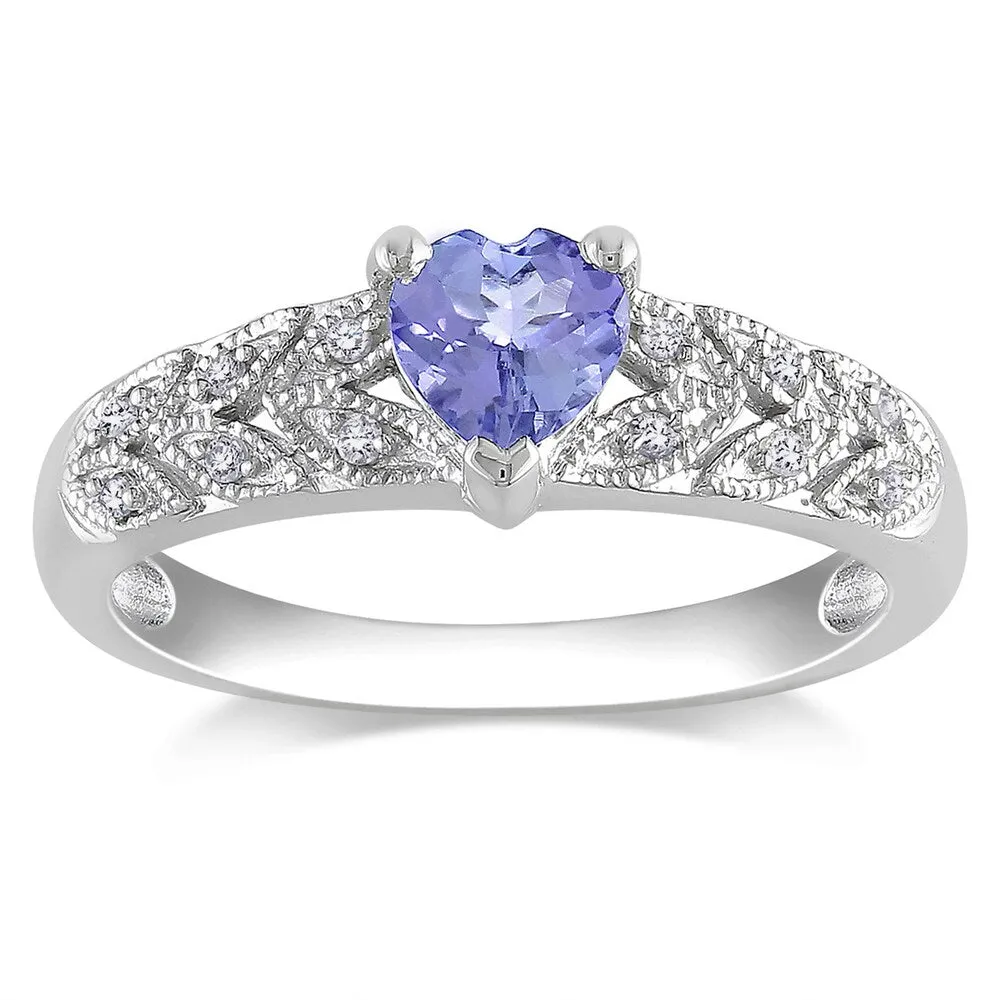 Miadora Sterling Silver Tanzanite and Diamond Ring sold by Zulily