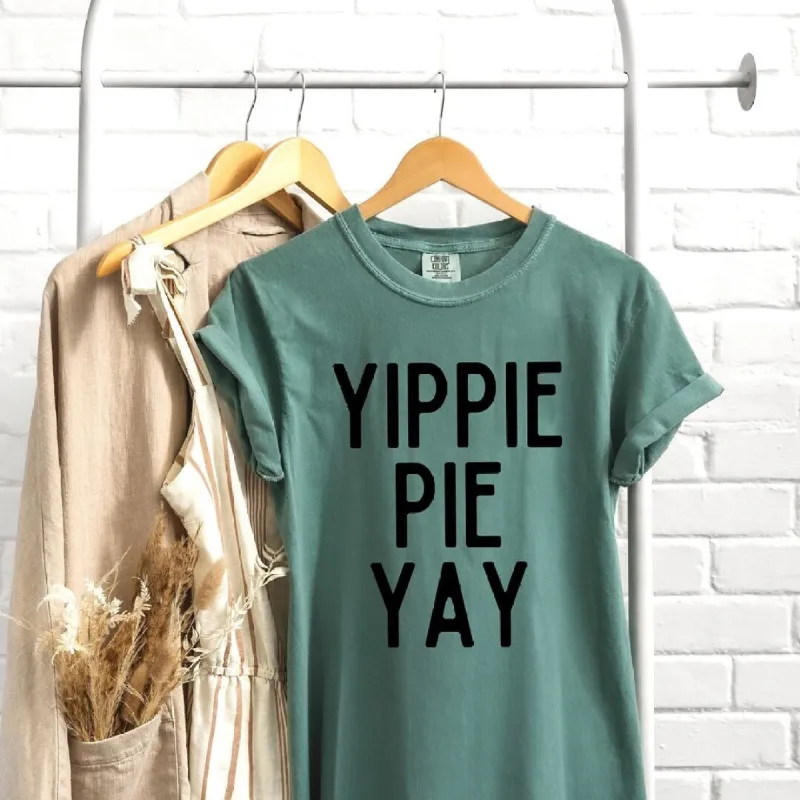 Yippie Pie Yay Garment Dyed Tee sold by Zulily