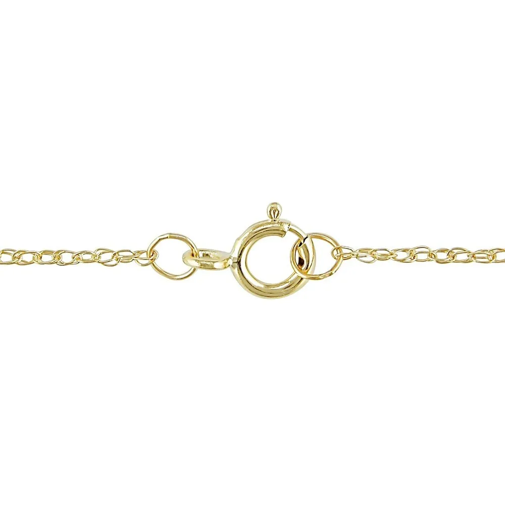 Miadora 14k Cultured Freshwater Pearl Diamond Pendant (7-7.5 mm) sold by Zulily product image thumbnail 2