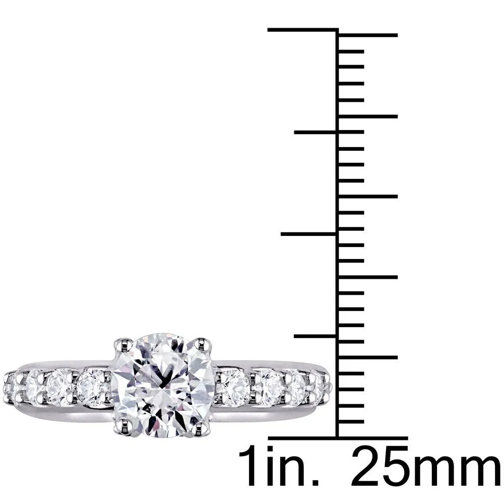 Miadora Signature Collection 18k White Gold 1 3/4ct TDW Diamond Engagement Ring sold by Zulily product image thumbnail 5