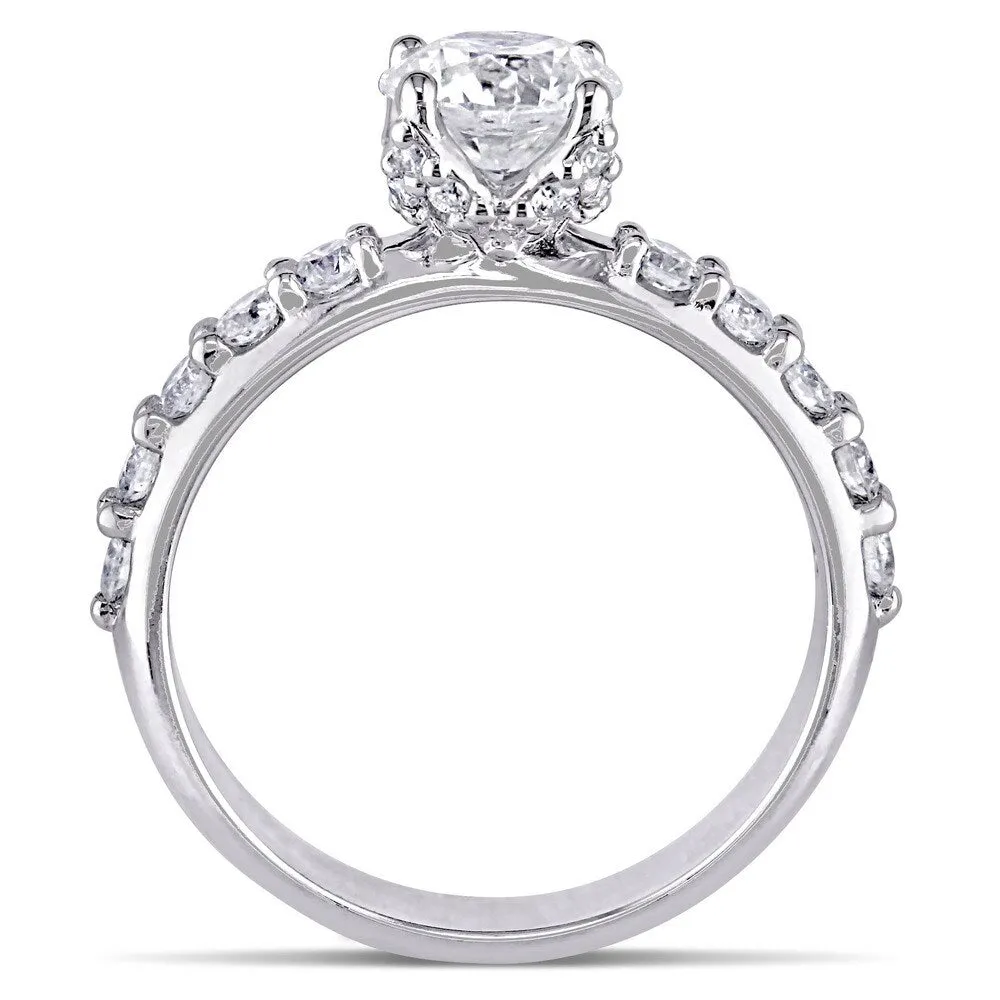 Miadora Signature Collection 18k White Gold 1 3/4ct TDW Diamond Engagement Ring sold by Zulily product image thumbnail 3