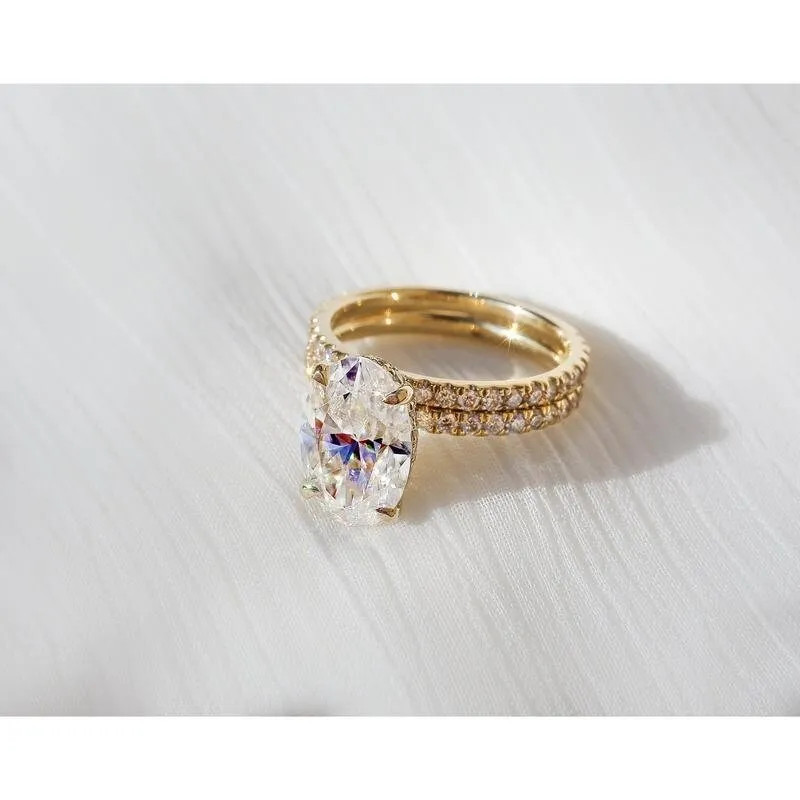 Annello by Kobelli 14k Gold Odette Bridal Set (FG/VS, DEF/VS) sold by Zulily product image thumbnail 5