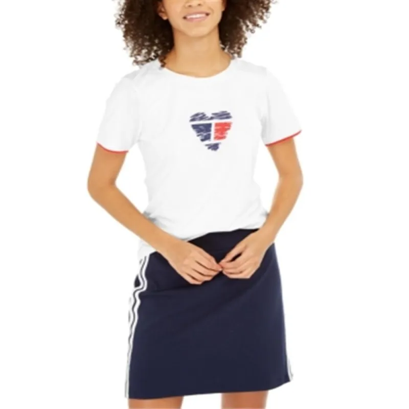 Tommy Hilfiger Women's Sport Graphic T-Shirt White Size Small made by Tommy Hilfiger