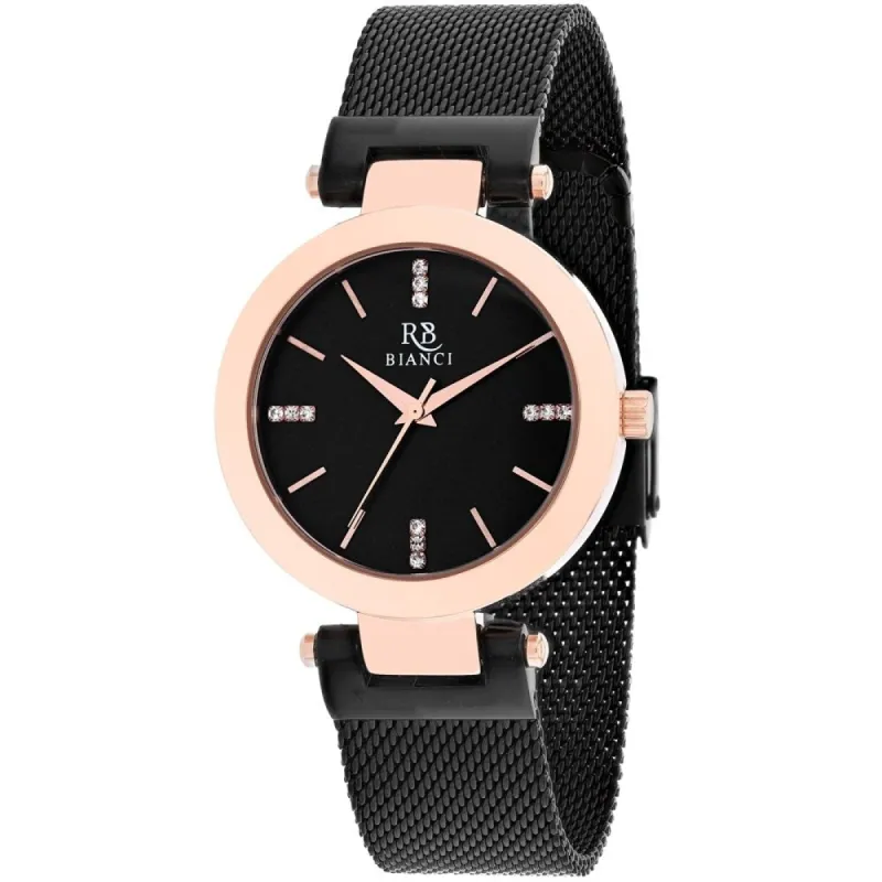 Roberto Bianci Women's Cristallo Black Dial Watch - RB0405 - 6 (36) sold by Zulily