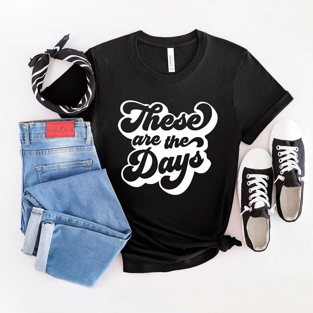These are the Days Retro Short Sleeve Tee sold by Zulily