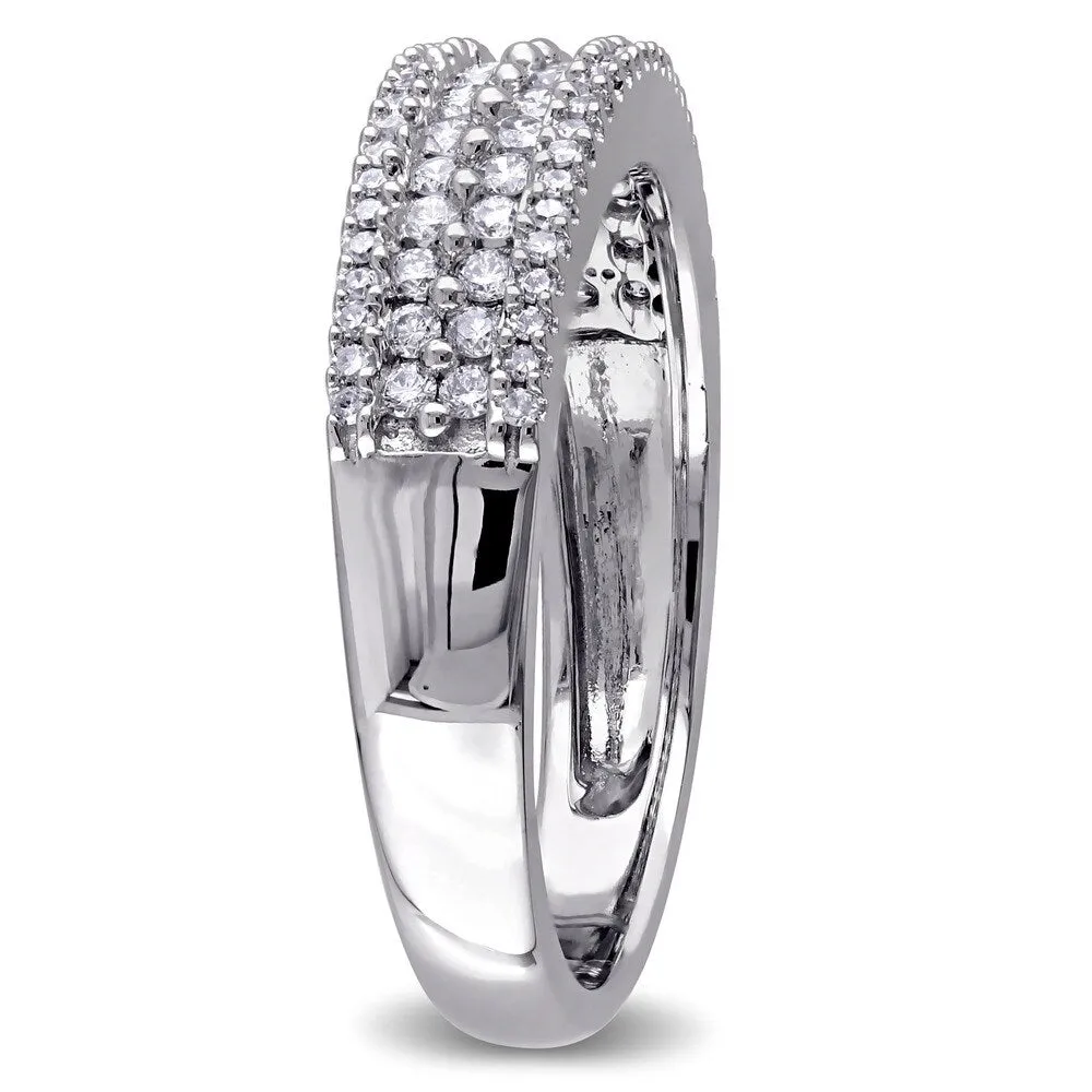 Miadora 14k White Gold 1/2ct TDW Diamond Anniversary Ring sold by Zulily product image thumbnail 2