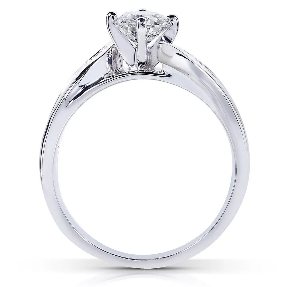 Annello 14k White Gold 1ct TDW Diamond 2-piece Bridal Ring Set sold by Zulily product image thumbnail 2