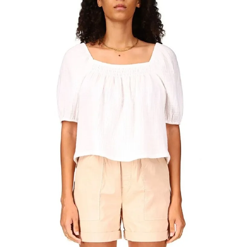 Sanctuary Women's Real Love Gauze Blouse White Size Medium sold by Zulily