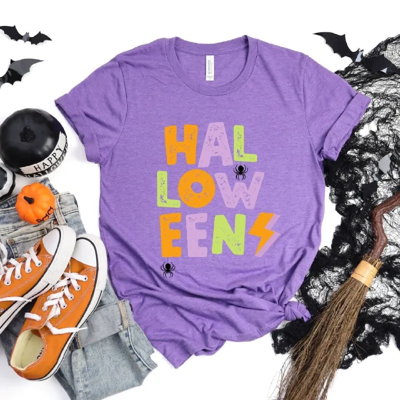 Halloween Lightning Bolt Colorful Short Sleeve Tee sold by Zulily