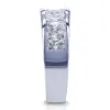 Annello by Kobelli 14k White Gold 2 1/4 Carats TDW Princess Baguette Diamond Wedding Band sold by Zulily