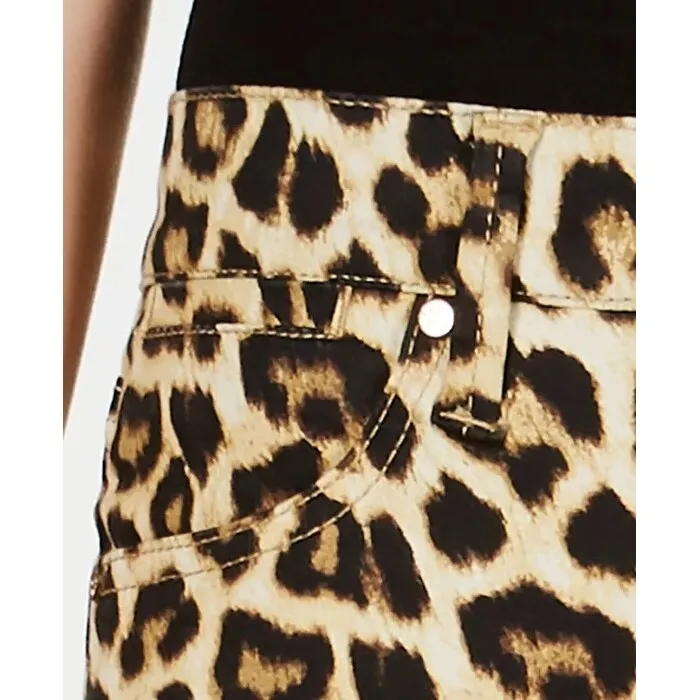 Celebrity Pink Juniors' Cheetah-Print Skinny Ankle Jeans Yellow Size 9 sold by Zulily product image thumbnail 3