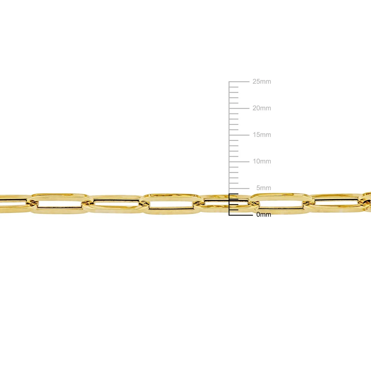 Miadora 30-Inch 4mm Paperclip Oval Link Chain Necklace in 14k Yellow Gold sold by Zulily product image thumbnail 4