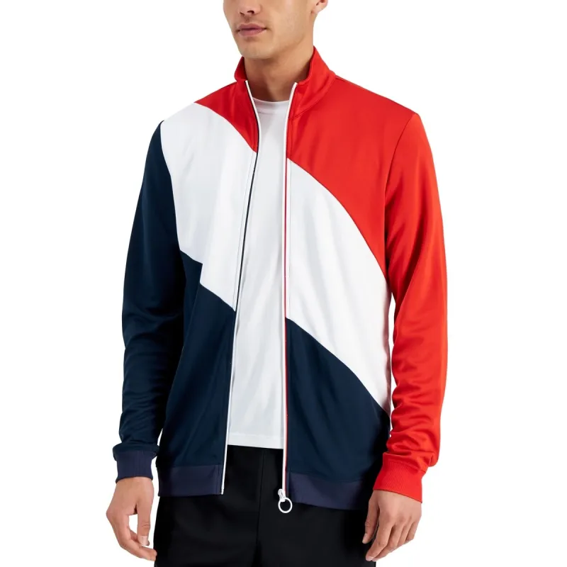 ID Ideology Men's Regular Fit Colorblocked Track Jacket Red Size M sold by Zulily