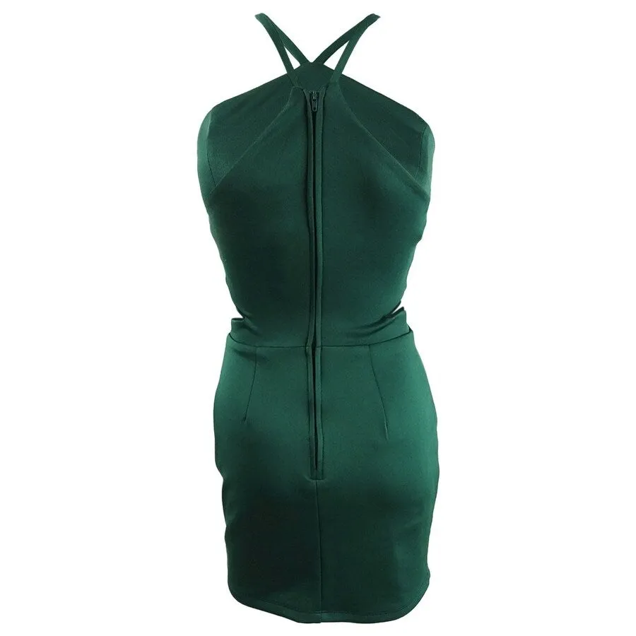 Speechless Junior's Cutout Bodycon Dress Green Size 7 sold by Zulily product image thumbnail 3
