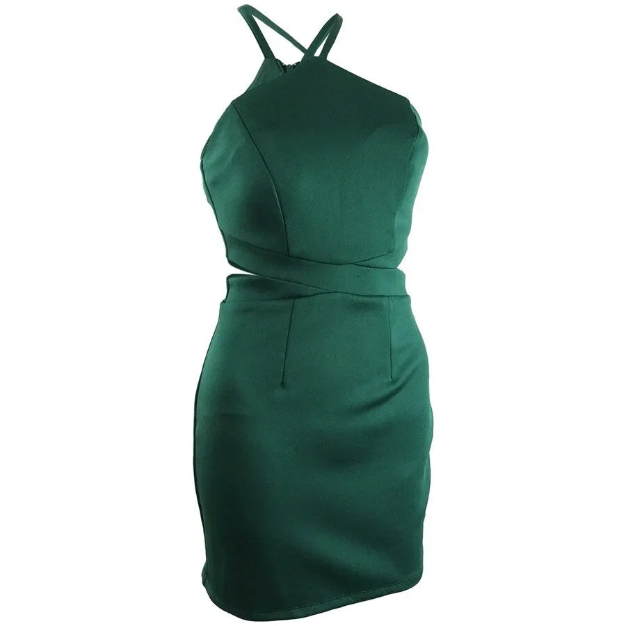 Speechless Junior's Cutout Bodycon Dress Green Size 7 sold by Zulily product image thumbnail 2